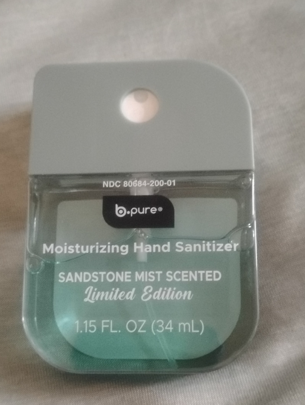 b.pure Sandstone Mist Moisturizing Hand Sanitizer - Green